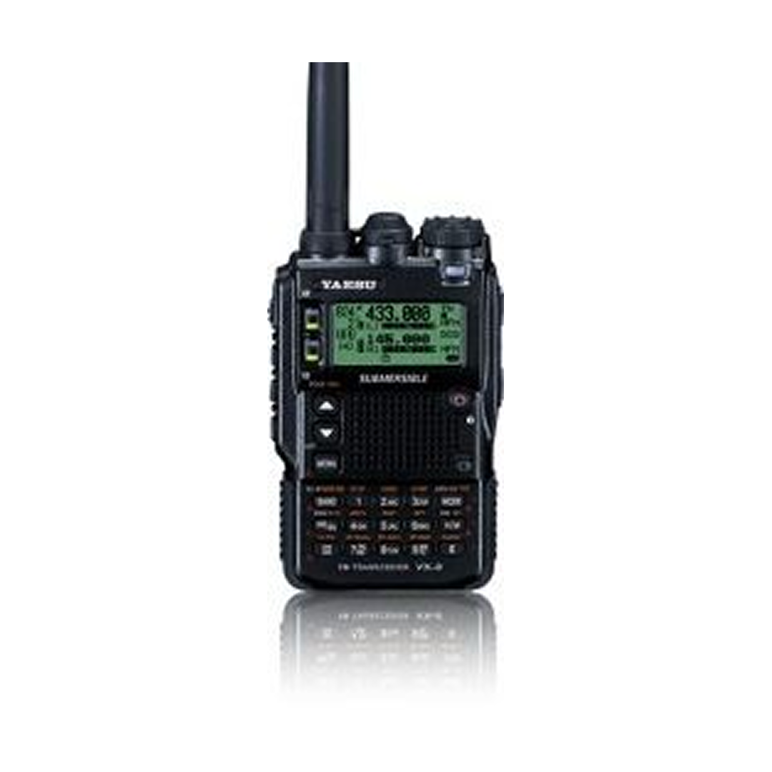 Радиостанция УКВ носимая Yaesu VX-8DR — портативная трехдиапазонная радиостанция для радиолюбителей и профессионалов, работающих в экстремальных условиях.