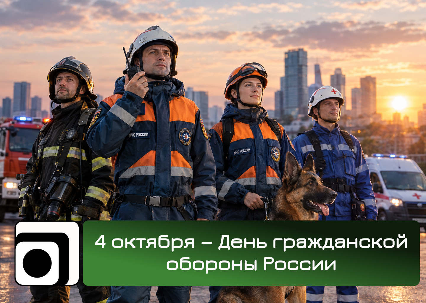4 октября — День гражданской обороны России: поздравление от компании ООО «СПН» («Специальное назначение»).